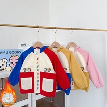 儿童外套冲锋衣日系25年秋款男女童外套男童上衣宝宝外套外贸批发