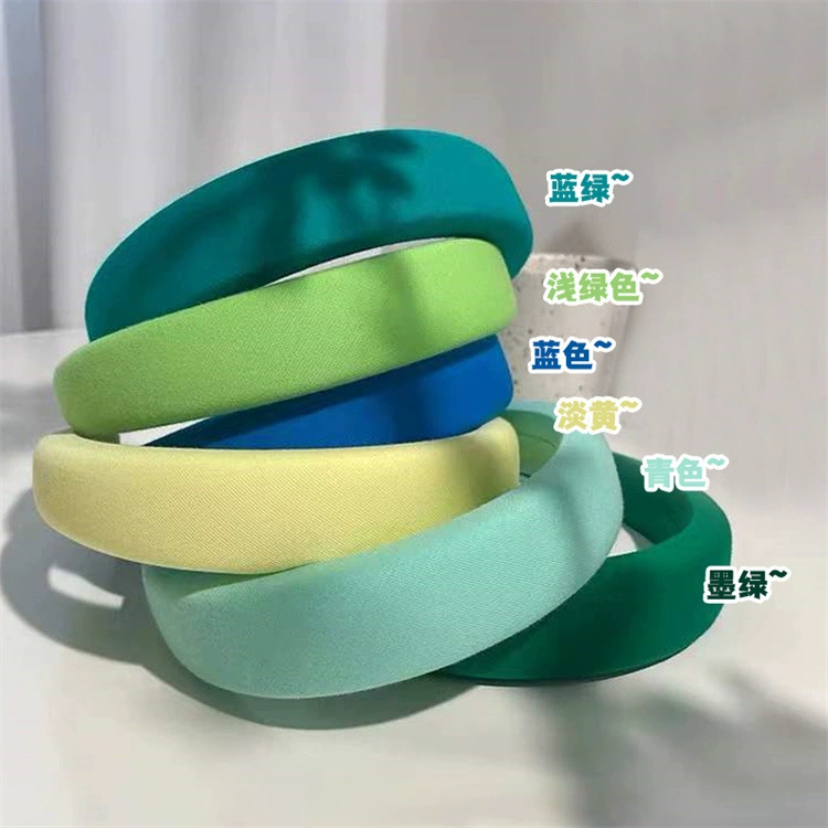 Sponge headband for face washing, universal hair accessory, Korean style, handmade