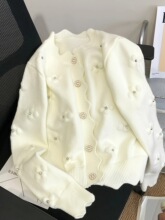 F 73052 White Embroidered Cardigan ���忪�� �羳����ѷŷ����