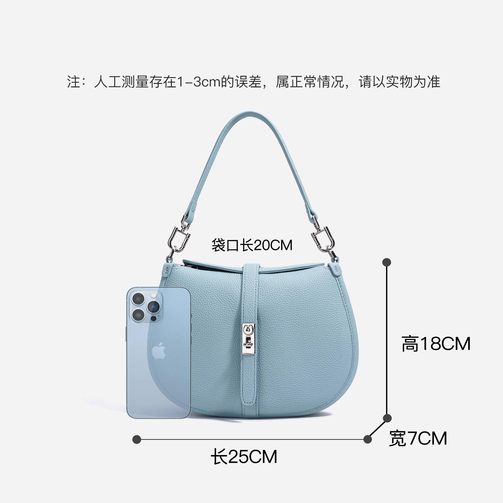 Designer Handheld Shoulder Bag Crescent Bag Niche Minimalist Genuine Leather Crossbody Bag For Women Fashionable New High-End 2026 Commuter - Thumbnail 4
