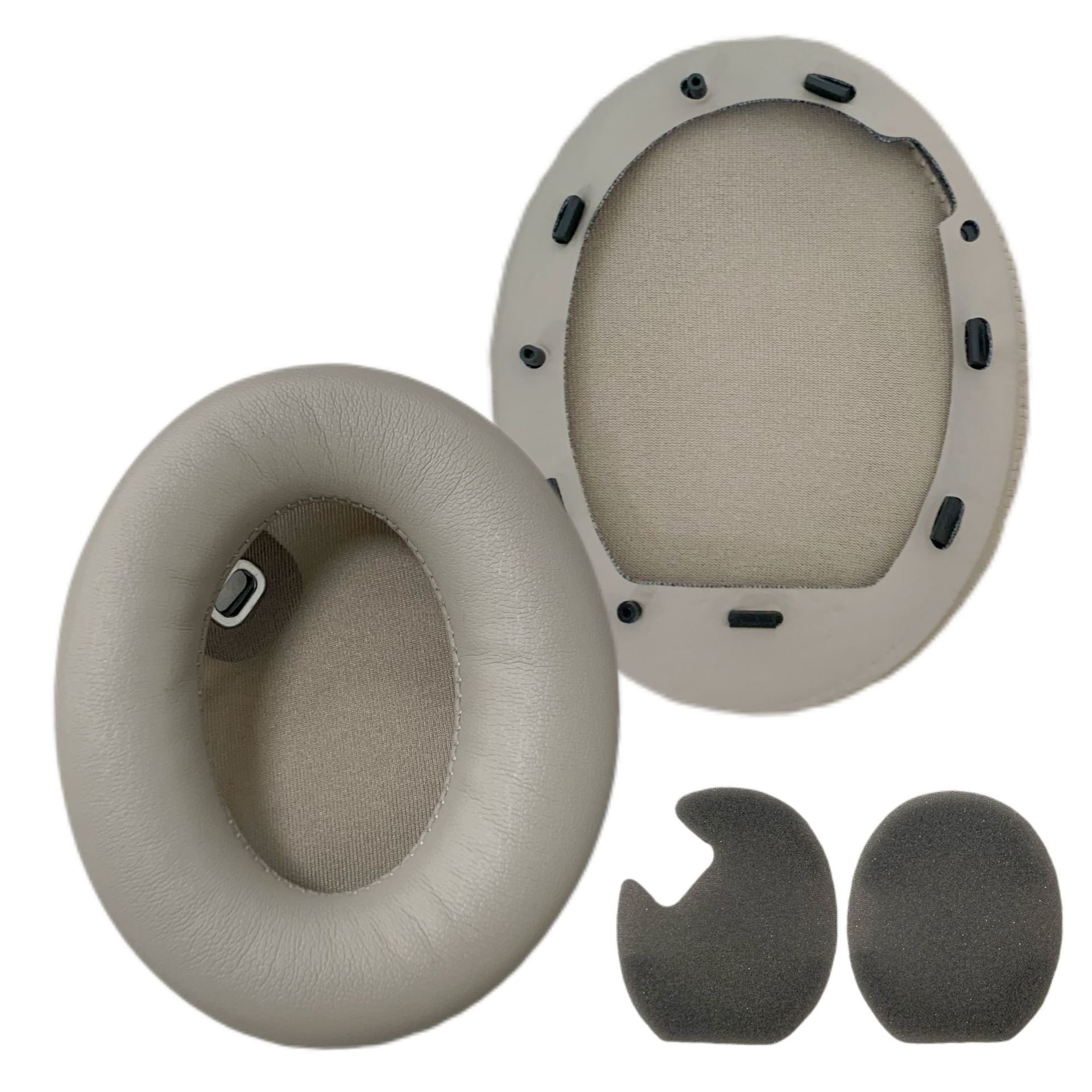Almohadillas de cuero proteico dorado 1000XM4 [1 pieza con almohadilla de algodón adhesiva/libre]