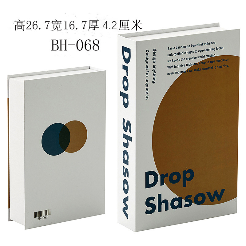 Libros falsos plegables estilo nórdico/INS, props de fotografía, decoración suave, muestra de fábrica