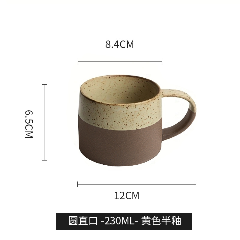 Tazas de café retro, tazas de cerámica, tazas de té de la tarde, tazas de alta calidad, tazas de marca, tazas de regalo para parejas de alto valor