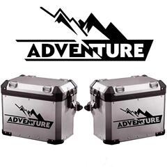 Adventure冒険バイク尾箱シール窓フロントガラス三箱貼りアイデア改造反射車貼り