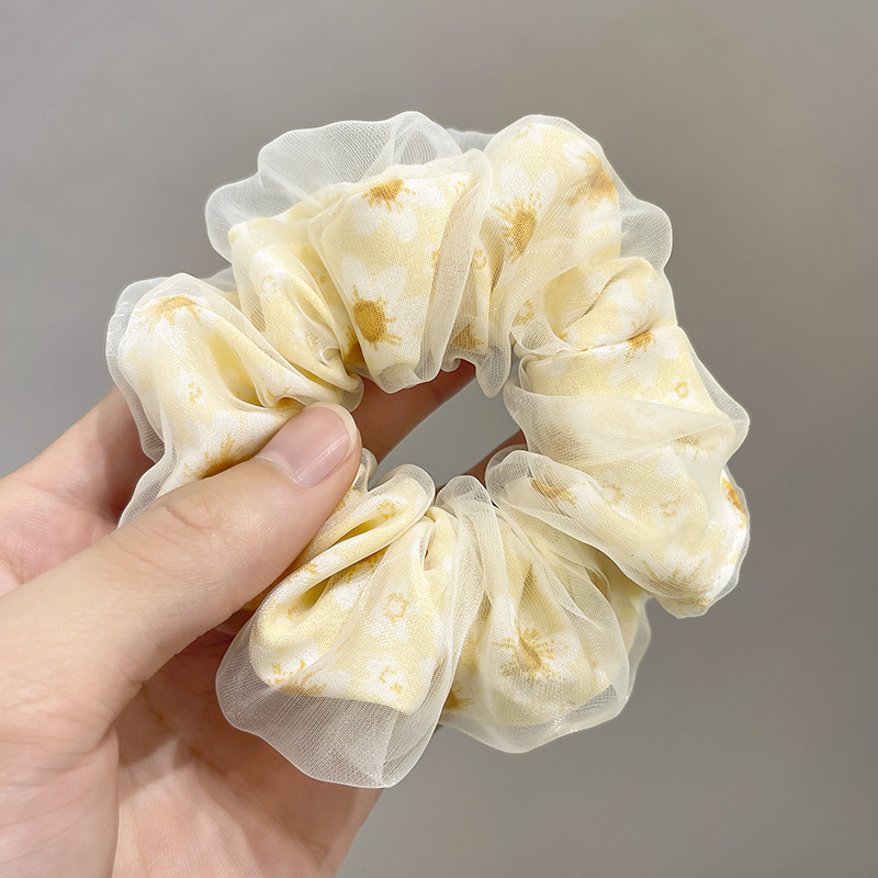 韓国版の新しい豚腸ヘアバンドイン生地 jk チェック柄ヘッドバンドプリーツ夏ゴムバンドヘアアクセサリー卸売|undefined
