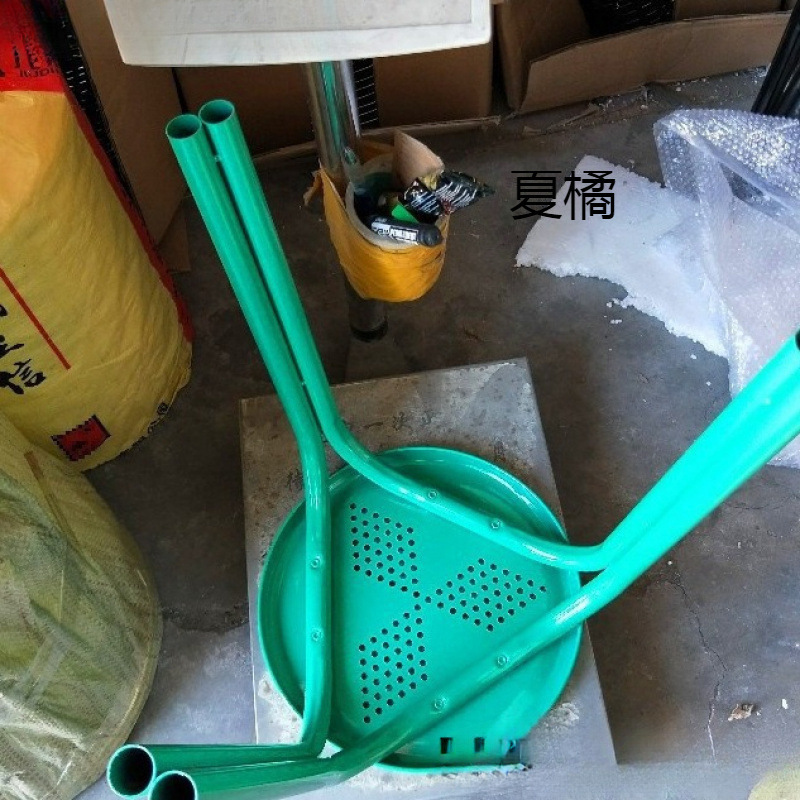 鉄製の涼しいスツール、厚い鋼管三脚折りたたみラウンドスツール、家庭用大人用ベンチ、レストランレストランスツール、ラウンドスツール|undefined
