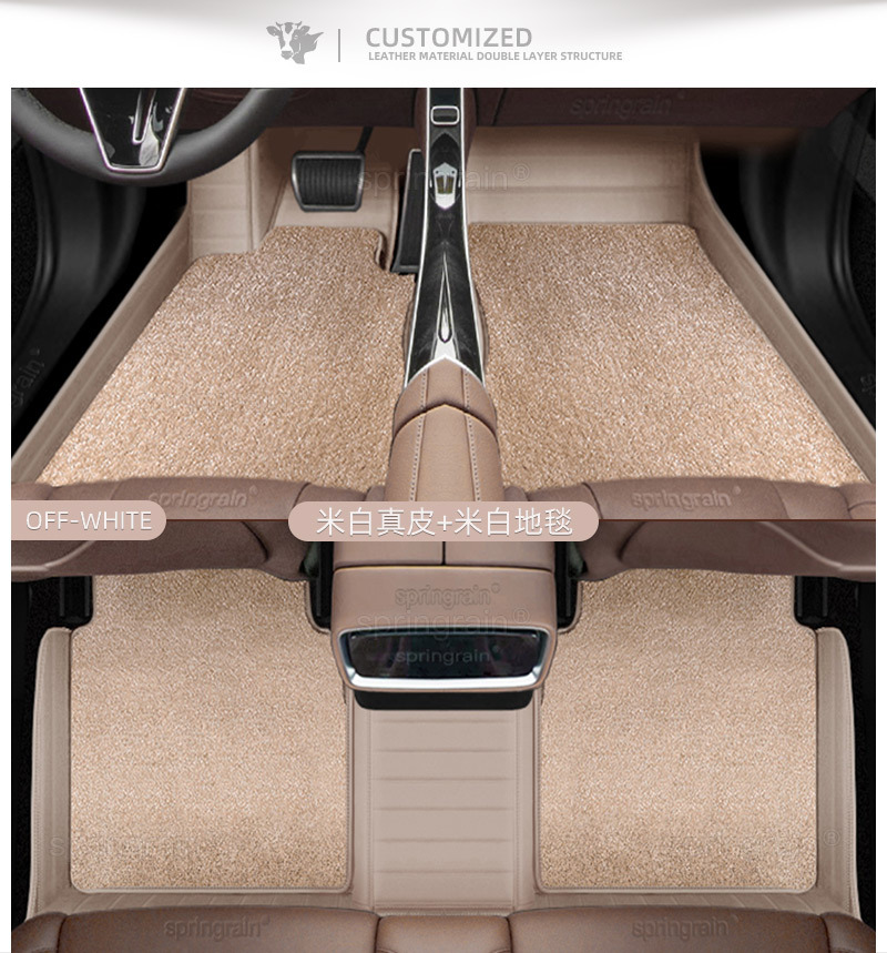 Suitable for Buick Envision Plus, Lacrosse, Gl8, New Energy Zijin E7, Regal, Genuine Leather Full Surround Car Floor Mats