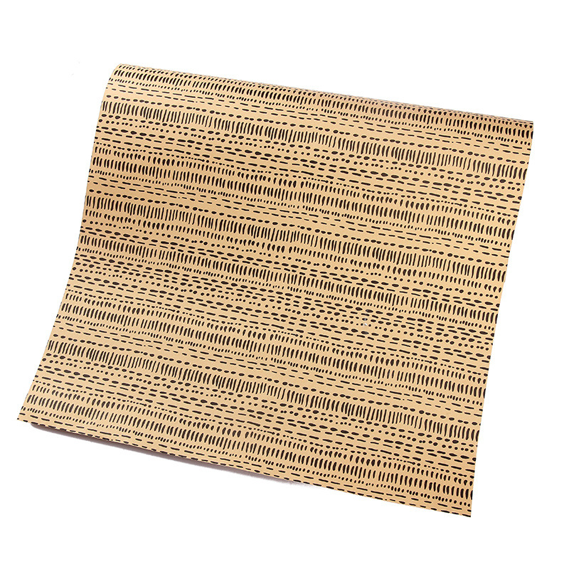 Papel de regalo de vacaciones de dibujos animados amor estrella papel de embalaje Kraft al por mayor papel de regalo de San Valentín