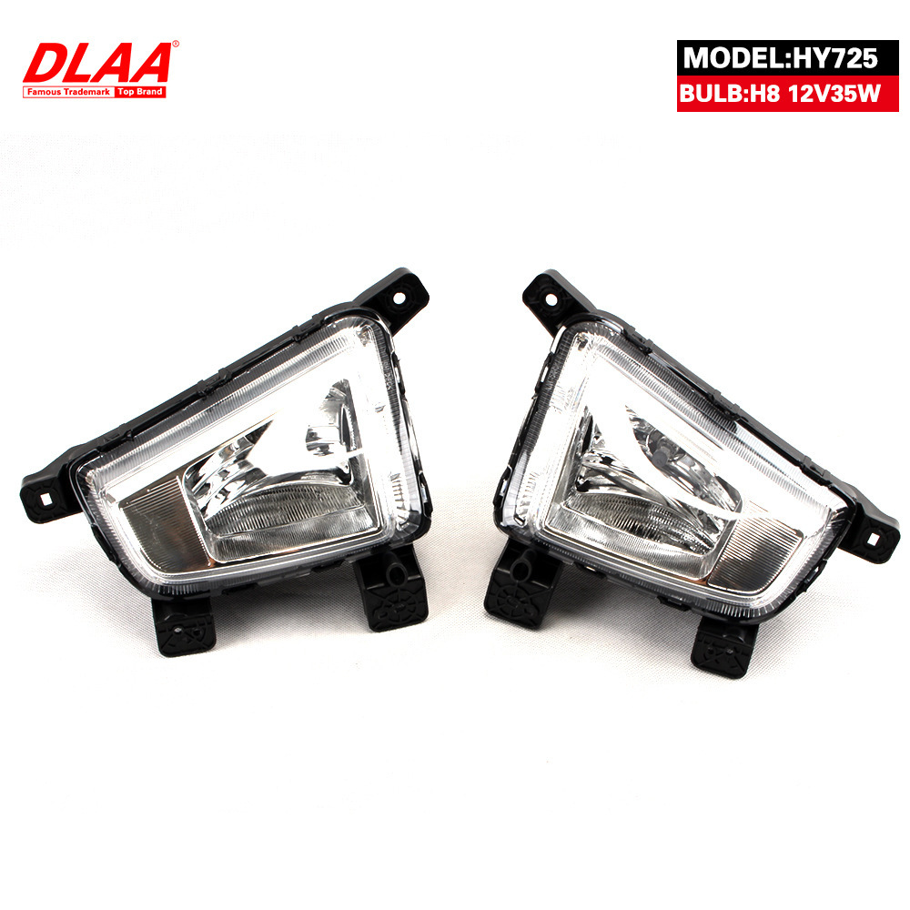 Aplicable a Hyundai 14 15 16 años IX25 conjunto de luces de niebla delanteras luces diurnas conjunto de luces de parachoques delanteras