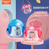 甜甜圈水杯 儿童便携吸管杯宝宝卡通水壶 学生可爱背带夏季水杯