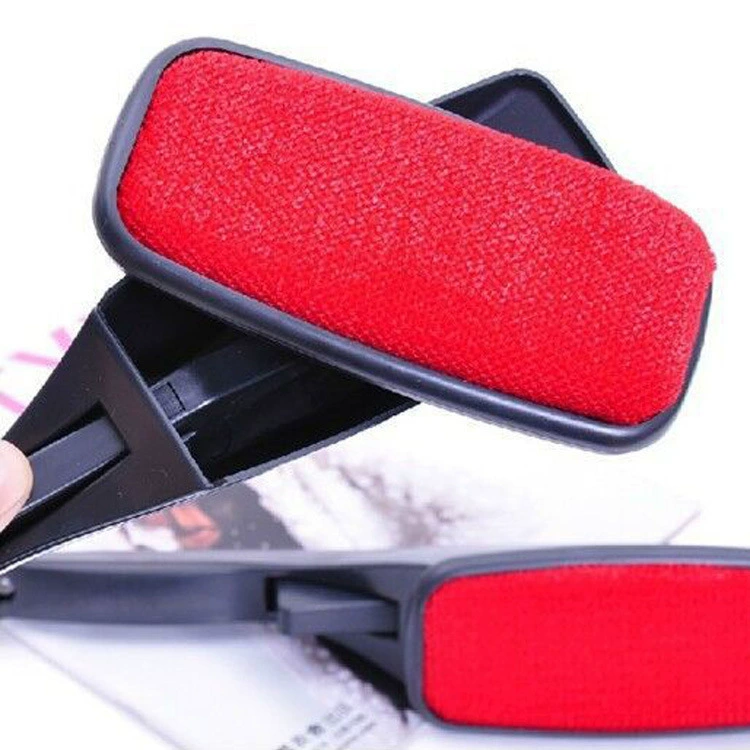 Одежда для удаления волос Вращающаяся липкая щетка Двусторонняя щетка для бритья