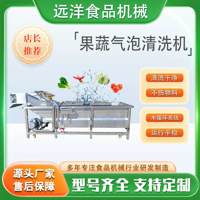 商用韭菜气泡清洗机 多功能果蔬清洗设备 菠菜辣椒黄瓜圣女果清洗
