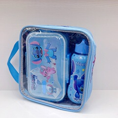 スティーマック ランチボックスセット 小型ウォーターカップセット ウォーターカップランチボックスセット かわいいセット ポータブル包装ランチボックス 子供用