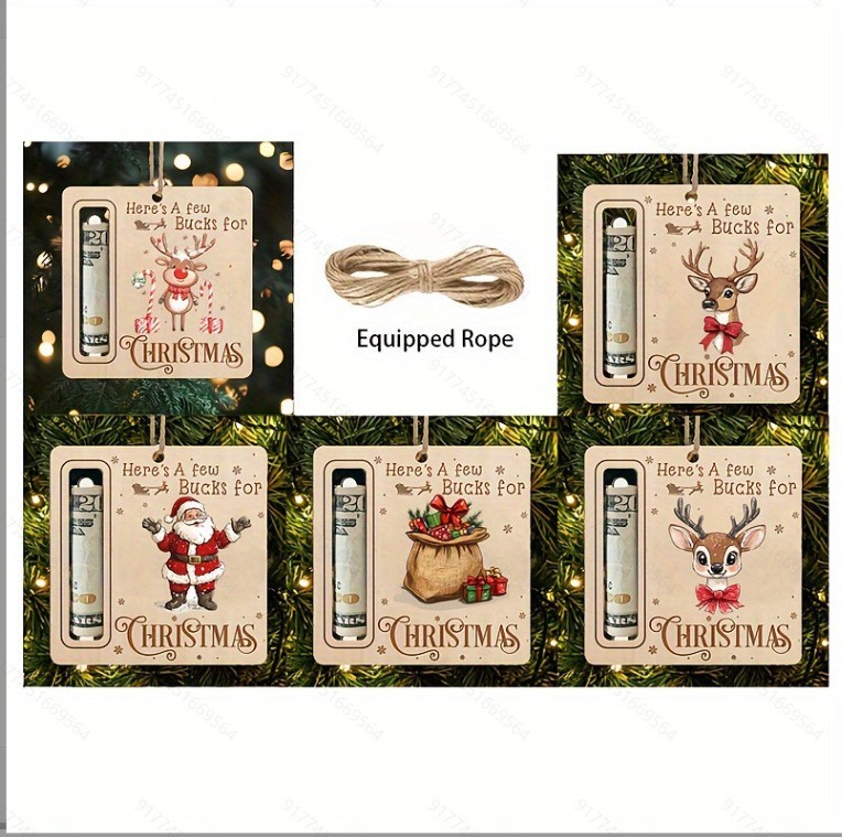 クロスボーダーかわいいマネーホルダークリスマスオーナメントクリスマスデコレーションクリスマスツリーペンダント|undefined