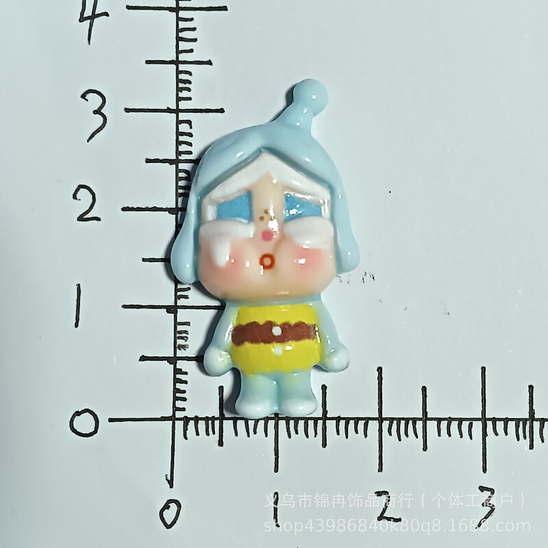 新しい光沢のある泣いている赤ちゃん漫画少女樹脂アクセサリー diy クリーム接着剤携帯電話ケース水カップ靴と衣類アクセサリー|undefined