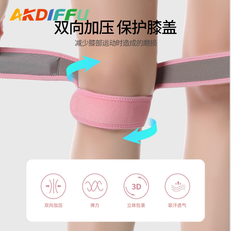 Kneecap correr deportes rótula fitness ciclismo saltar cuerda hombres y mujeres menisco doble canal silicona rótula