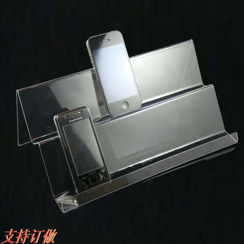 Extended Acrylic Phone Stand, Portable Plexiglass Phone Holder, Phone Display Stand Extended Acrylic Phone Stand, Portable Plexiglass Phone Holder, Phone Display Stand