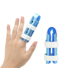 Cross-border two-piece finger fixation splint, straight finger protector, finger dislocation fixation device