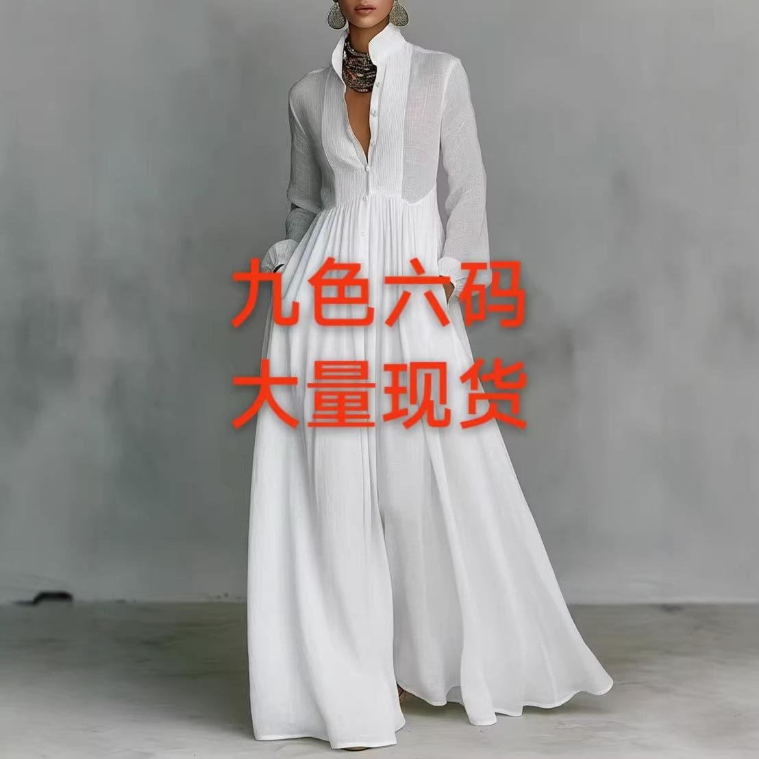 spring fashionable elegant long dress