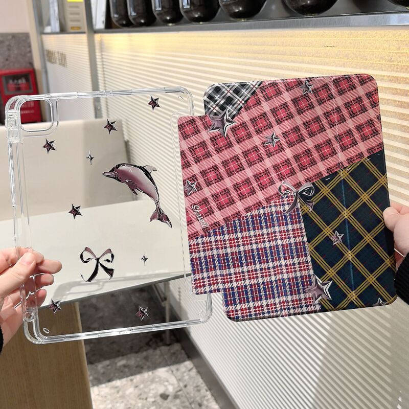 2024ipadPro protective case lightweight with pen slot 5 generation iPad910 protective case magnetic iPad protective case air