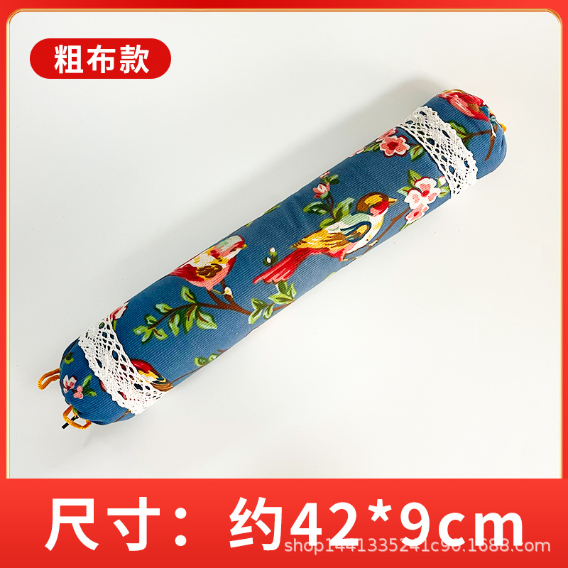 Coarse cloth magpie cylindrical pillow (700g+-)