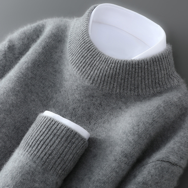 Medium gray [half turtleneck]