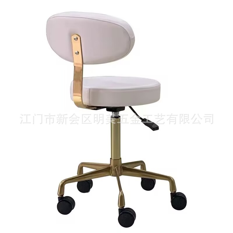 Silla de manicuría silla de oficina silla de mecánico taburete dentista elevación silla giratoria silla de peluquería polea taburete