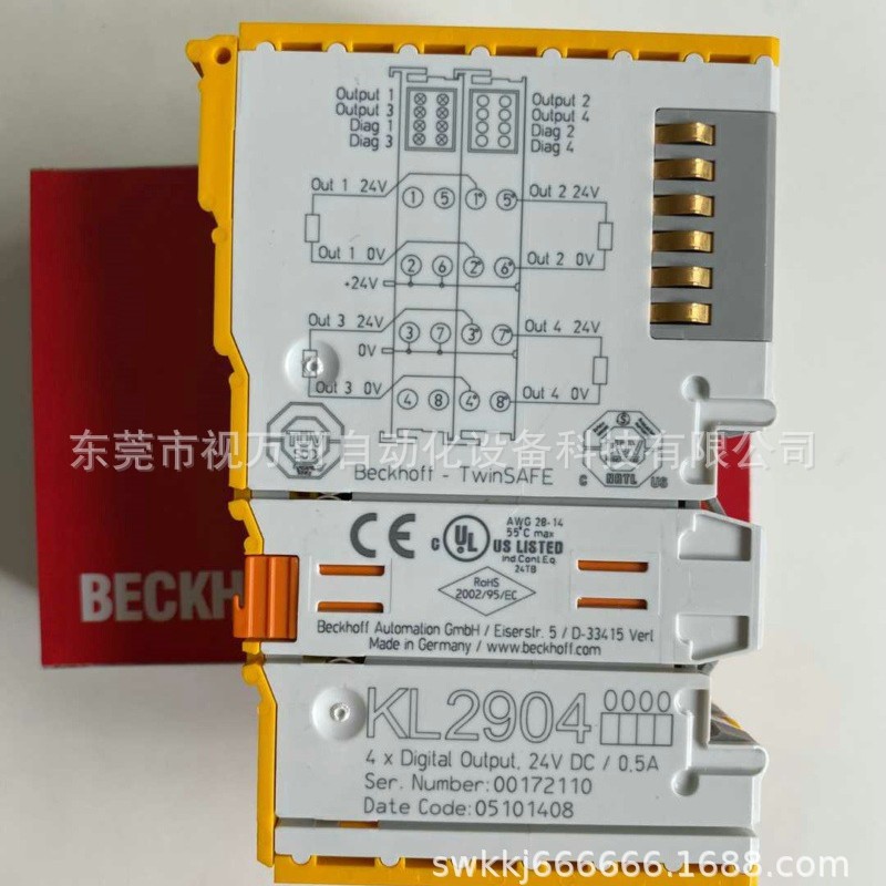KL2904   BECKHOFF倍福模块  现货销售原装原装  实物拍摄优势价