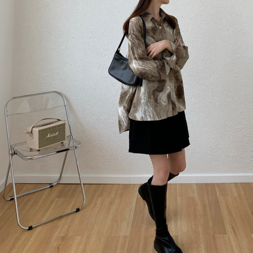 Black Pleated Skirt Women's Summer 2025 New High-Waist A-Line Skirt Petite Size Suit Bustier Short Skirt