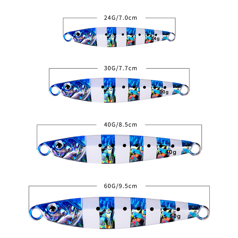 路亞鐵板 夜光遠投鐵板鉛魚金屬路亞餌海釣船釣仿生假餌沉水魚餌