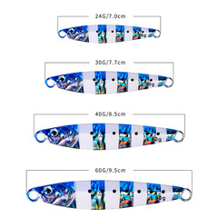 路亞鐵板 夜光遠投鐵板鉛魚金屬路亞餌海釣船釣仿生假餌沉水魚餌