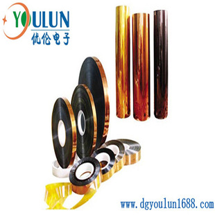 ����50um�Ű����������Ĥkapton 0.05mm��ɫPIĤ ��ȼ�͸ߜ�