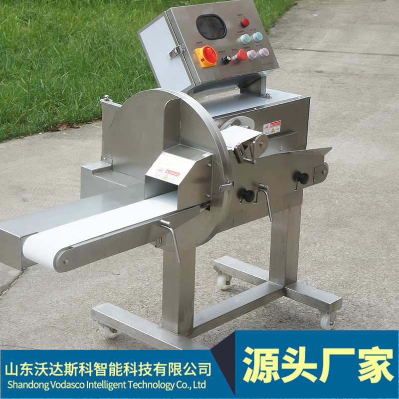 商用花菜包菜切菜机 半自动西蓝花茭白切片机 小型魔芋切片设备
