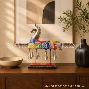 �羳��ƷHand-drawn horse bell sculpture���L�R⏵���