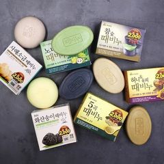 韩国进口芜琼花竹炭五谷蜜栗皮洗澡搓澡皂去泥皂去灰沐浴皂用批发