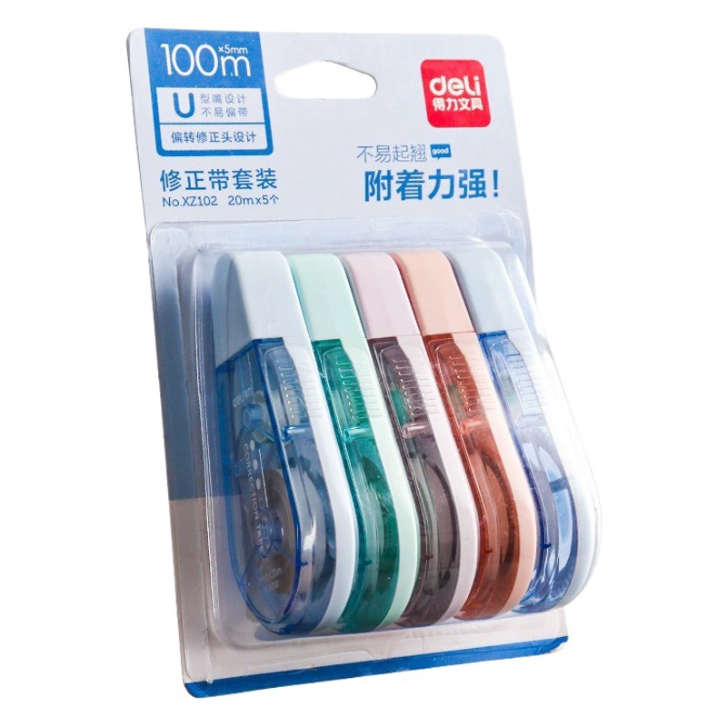 Deli немой коррекционная лента студенты с большой модификацией емкости оптовых портативных коррекционных лент в японском высоком значении