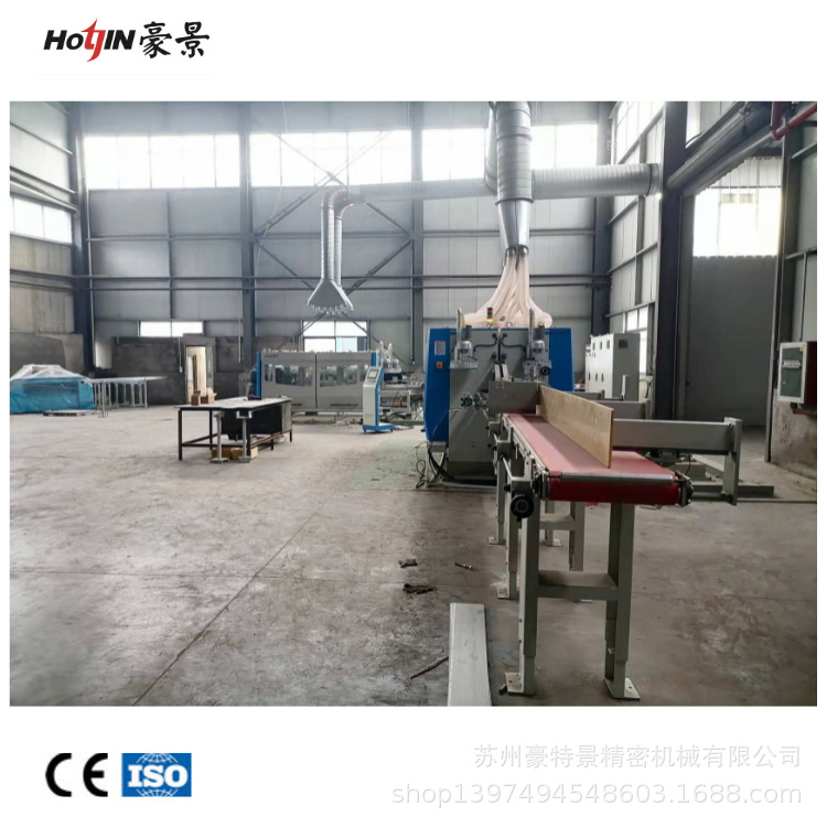 石晶地板双端铣生产线设备 专业开槽线精密机械设备