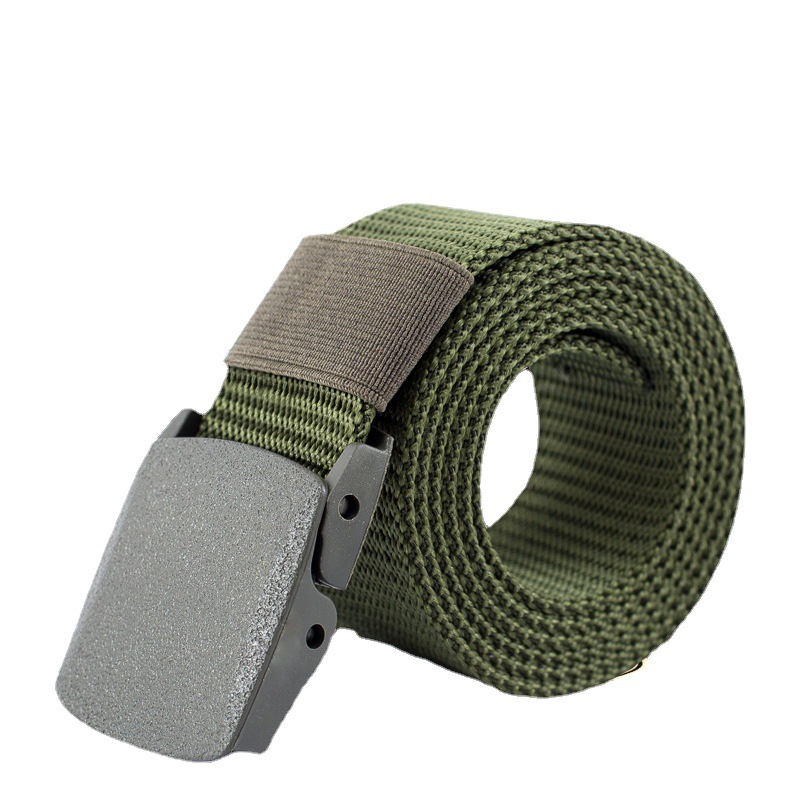 38 amplia transfronteriza Deportes nylon pantalones tácticos cinturón polipropileno hebilla automática cinturón tejido hombres y mujeres protección del medio ambiente pantalones cinturón