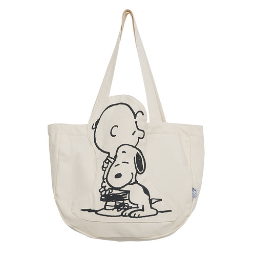 Yeyu/Amazon cross-border supply SNOOPY large-capacity casual canvas bag bag women's ins versatile shoulder bag