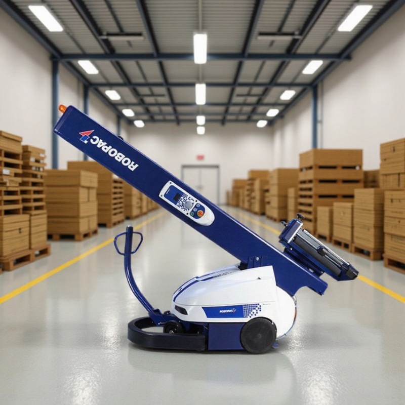 缠绕包装机 意大利ROBOPAC绕膜机MASTER80 自走缠绕机器人