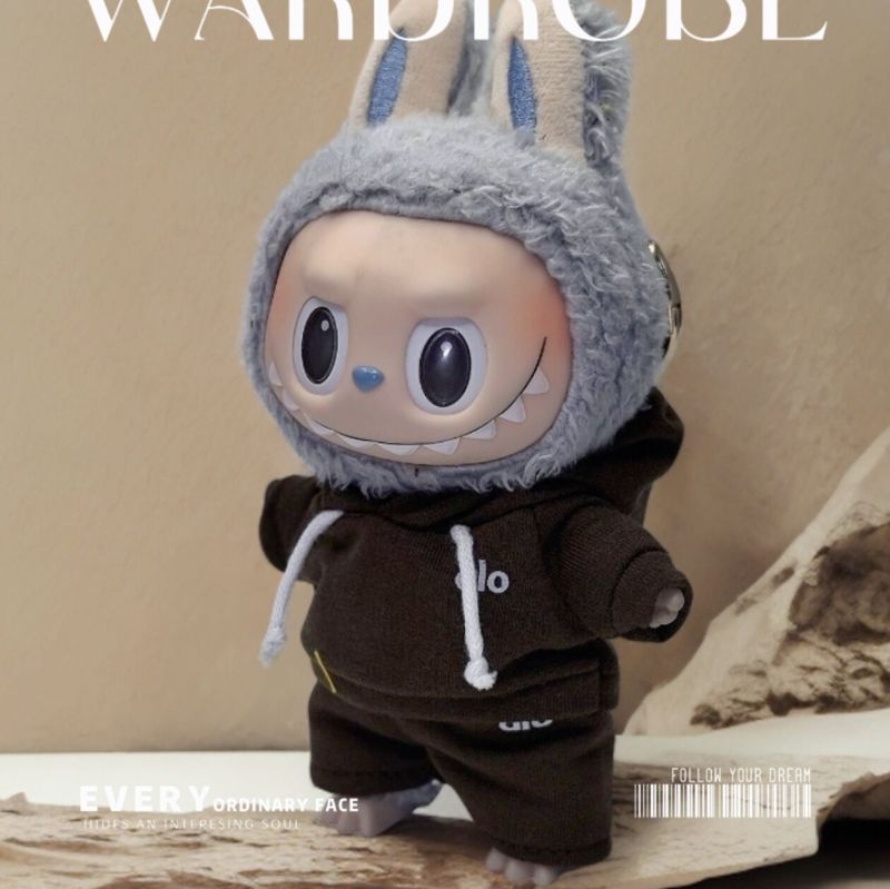 Dropshipping 代发仅衣服】挂件LABUBU公仔娃衣一二代盲盒拉布布|undefined