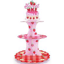 S 94736 Pink Bow Party Cake Stand ��ɫ�����ᵰ��� ����