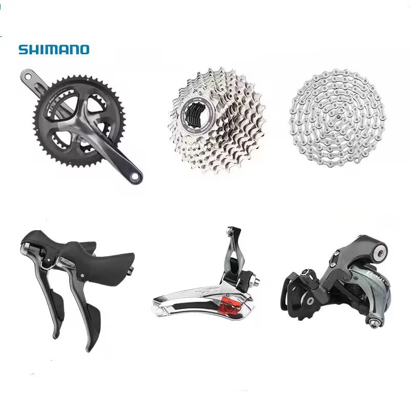 SHIMANO SHIMANO 4720 4700 conjunto de cambio de mano delantero trasero disco de dientes de volante de volante abrazadera de cadena