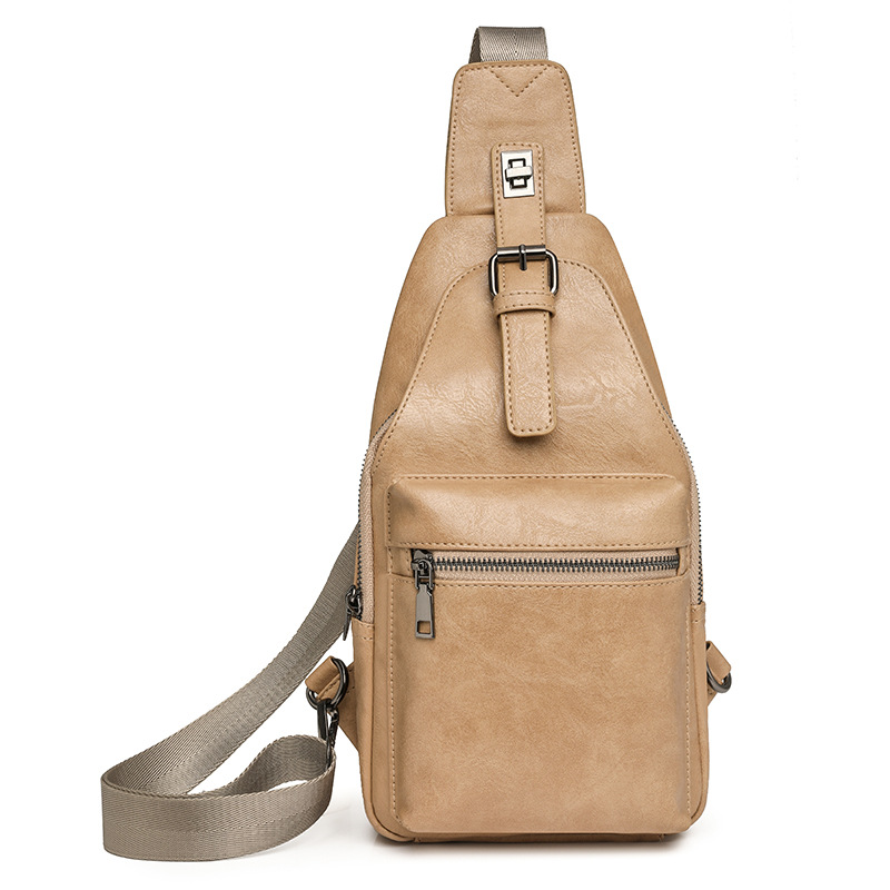 PU bag chest bag crossbody women's bag women's shoulder bag men's waist bag_voghion.com