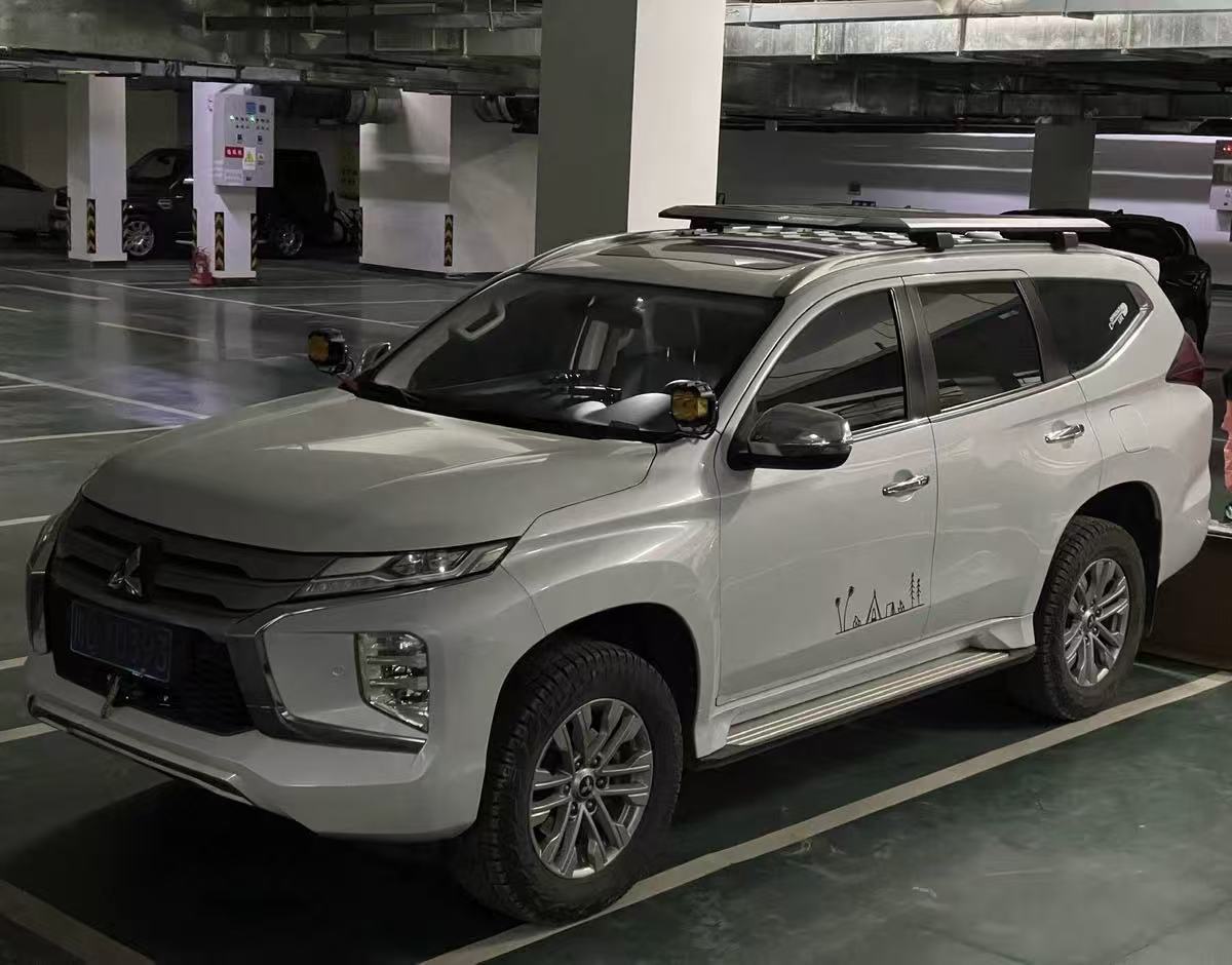 Pajero Jinchang Roof Luggage Rack Ladder Side Bag Side Tent Off-Road Modified Roof Platform Outdoor Storage Rack