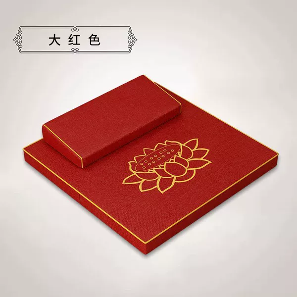 [❊大红色-带刺绣【斜面款】]
