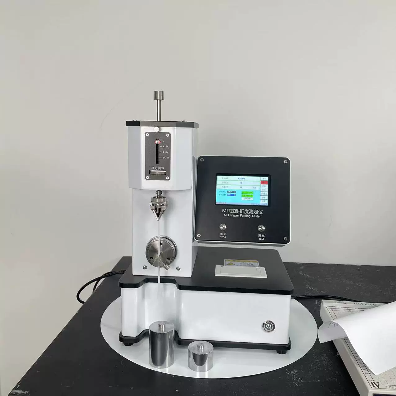 Складная испытательная машина MIT картонный складной устойчивый тестер прочности бумажный складной устойчивый прибор для прочности на складе