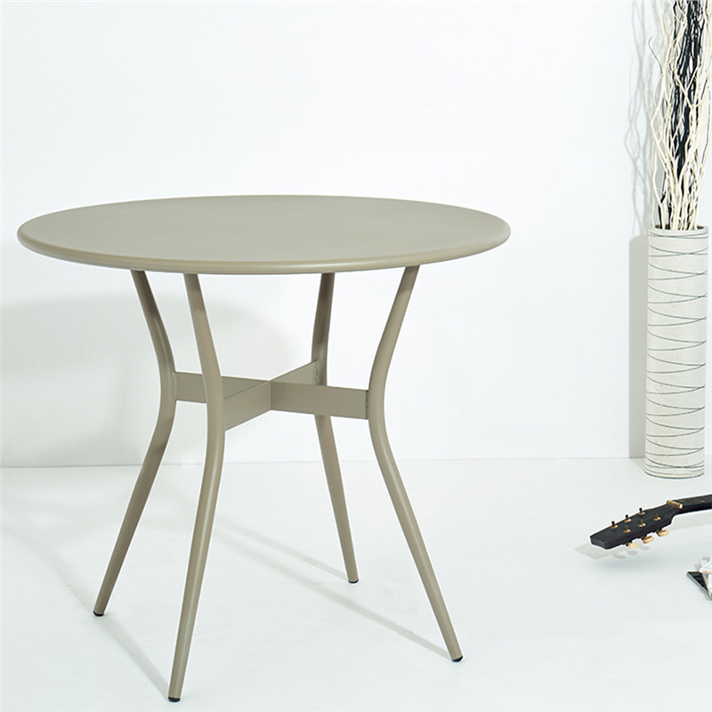 Mesa de hierro cuadrada redonda mesa de hierro mesa de café mesa de té mesa de comedor mesa de hierro forjado mesa redonda al aire libre mesa larga mesa de metal al aire libre