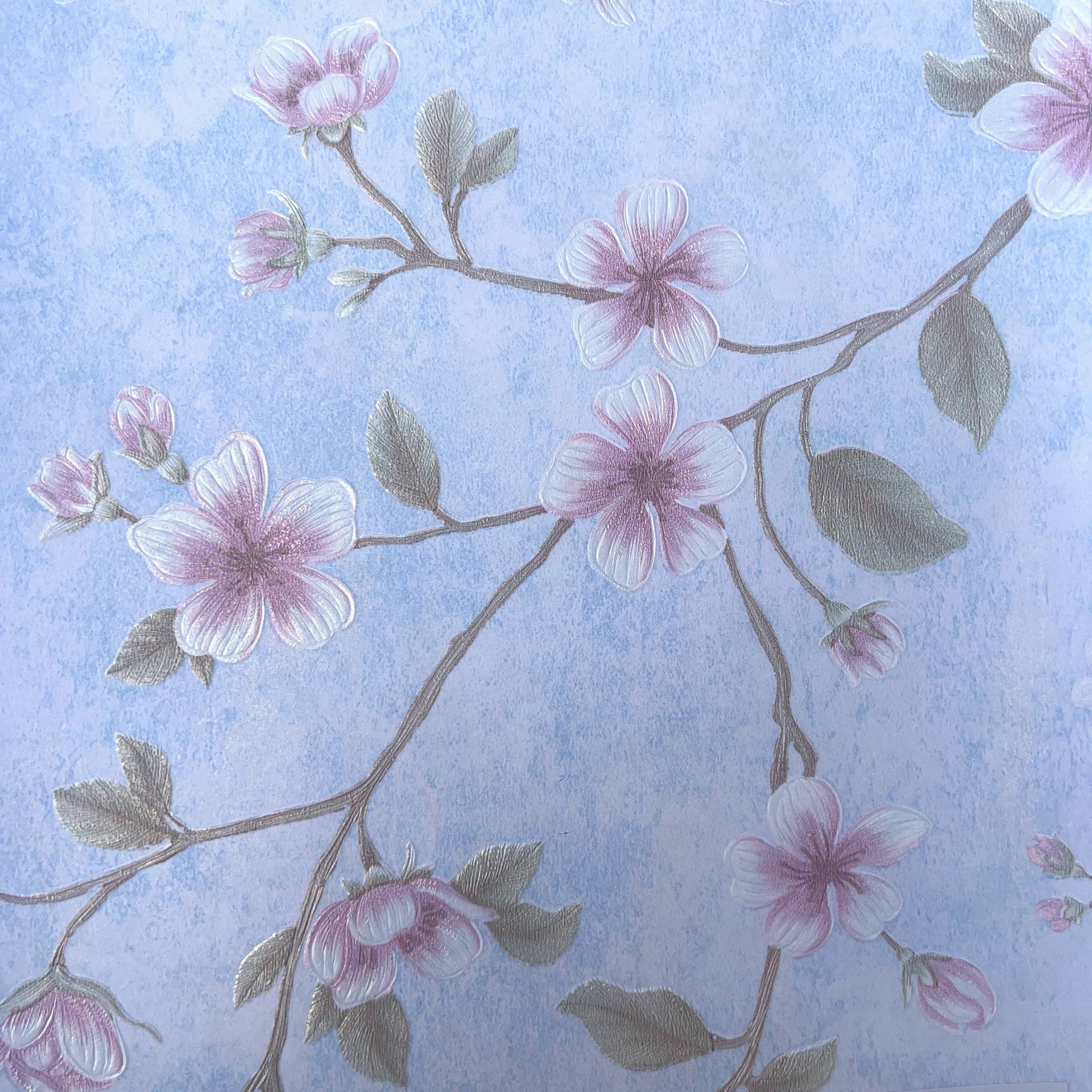 Pamela de alta calidad de la serie de impresión de bordes de melocotón de papel de embalaje de flores nuevos estampados en relieve de papel de arte de papel de embalaje de flores