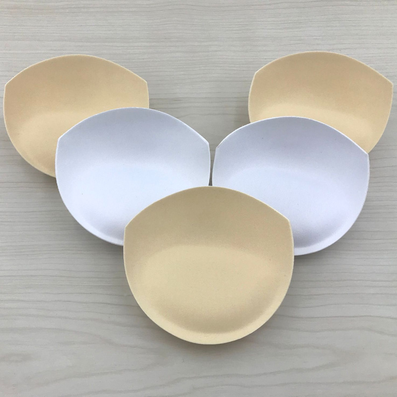 Semi-circular thickened sponge breast pad inserts, sports bra vest, cup breast pad, dance wear dress mold cup sponge pad